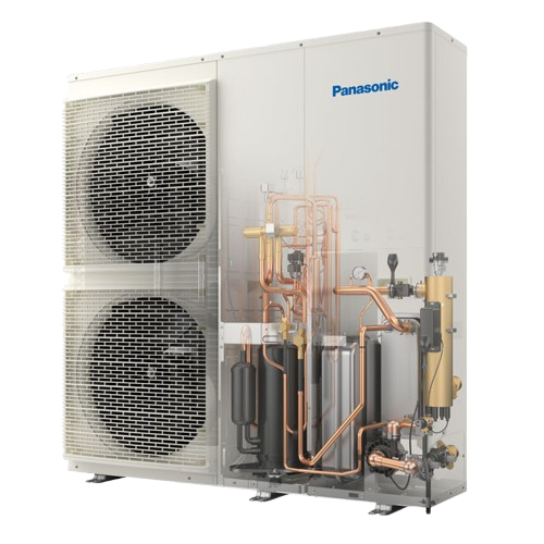Panasonic AQUAREA Mono-bloc High Performance levegő-víz hőszivattyú 1 fázisú 12 kW (WH-MDC12H6E5)